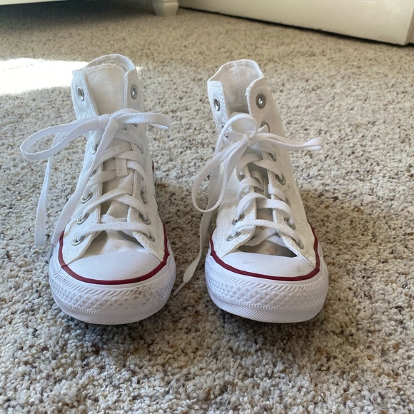 used white high top converse